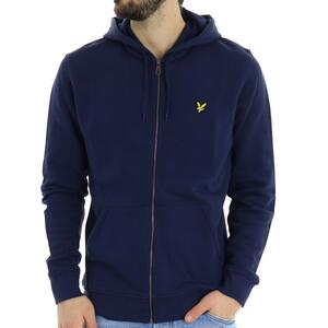 FELPA CON ZIP LYLE & SCOTT BLU